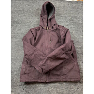 Carhartt Womens Purple 1X Work Jacket Outdoor